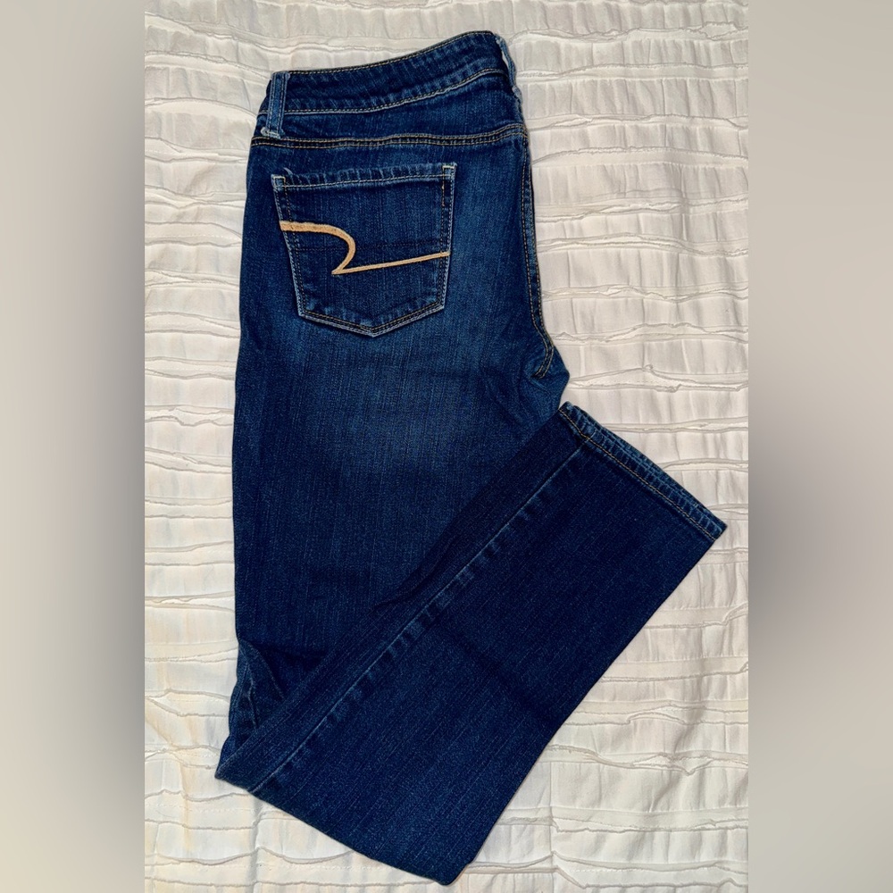 AE Stretch Mid-Rise Skinny Jeans